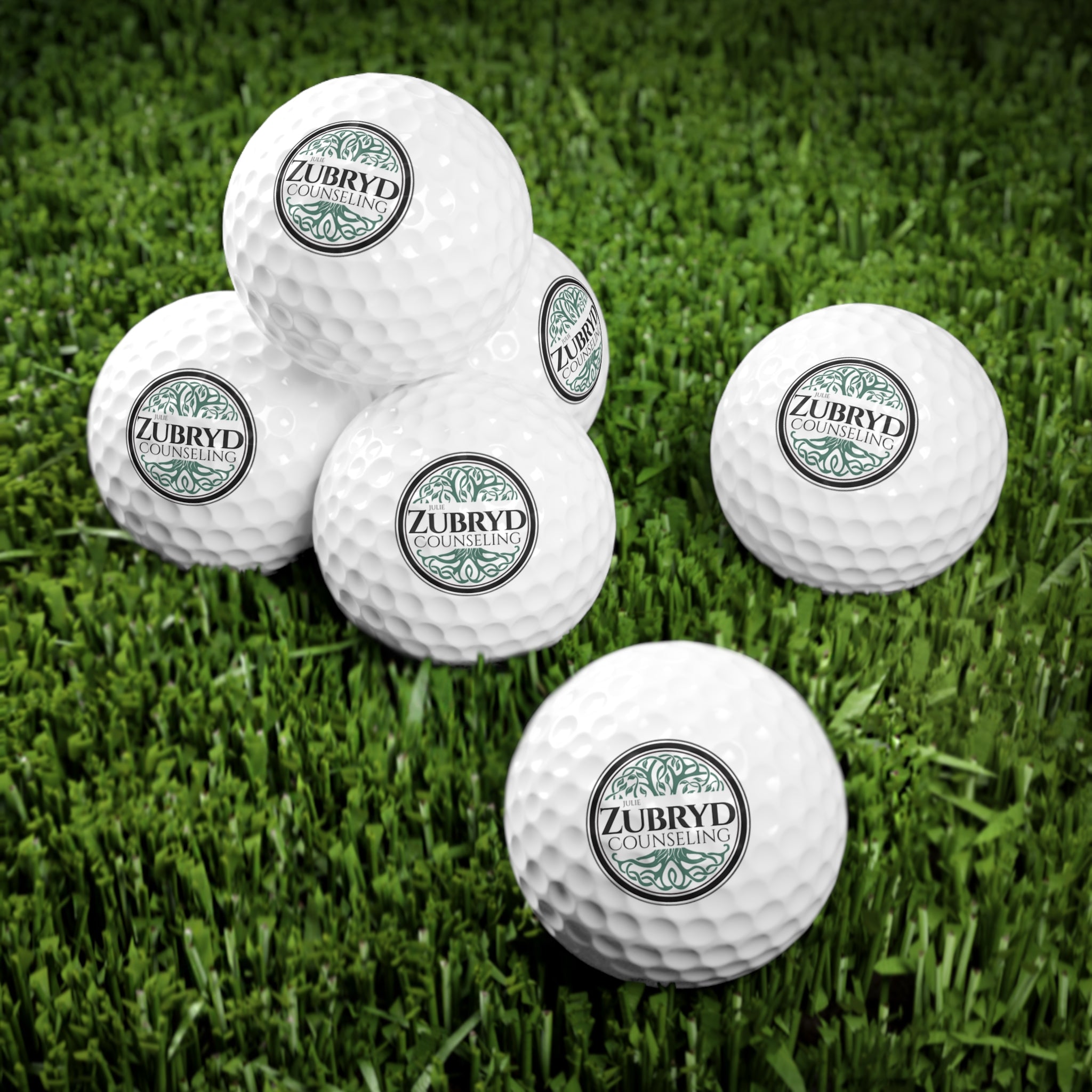Zubryd Counseling Golf Balls, 6pcs