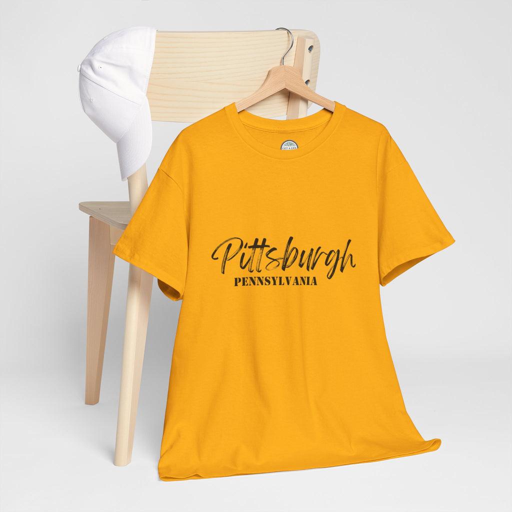 Pittsburgh Script T-Shirt — Pennsylvania City Pride Tee