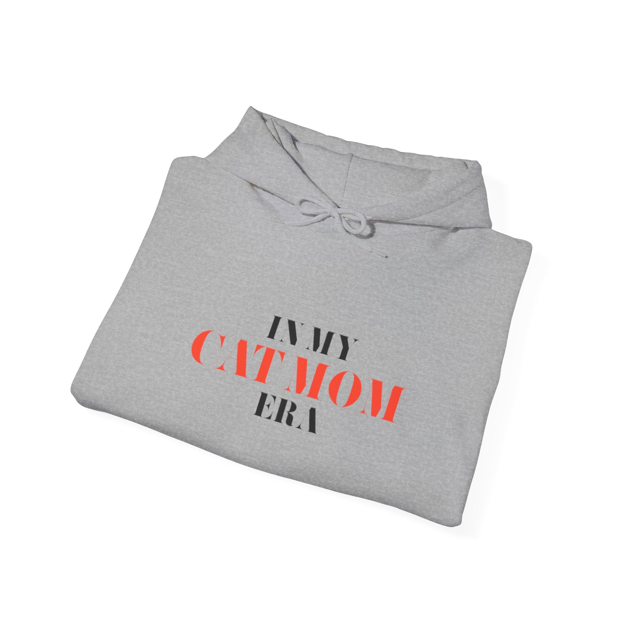Cat Mom Hoodie — “In My Cat Mom Era” Graphic Pullover