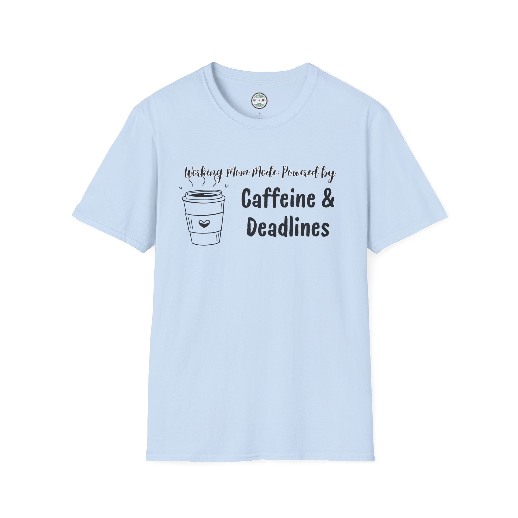 Caffeine & Deadlines tee Unisex Softstyle T-Shirt