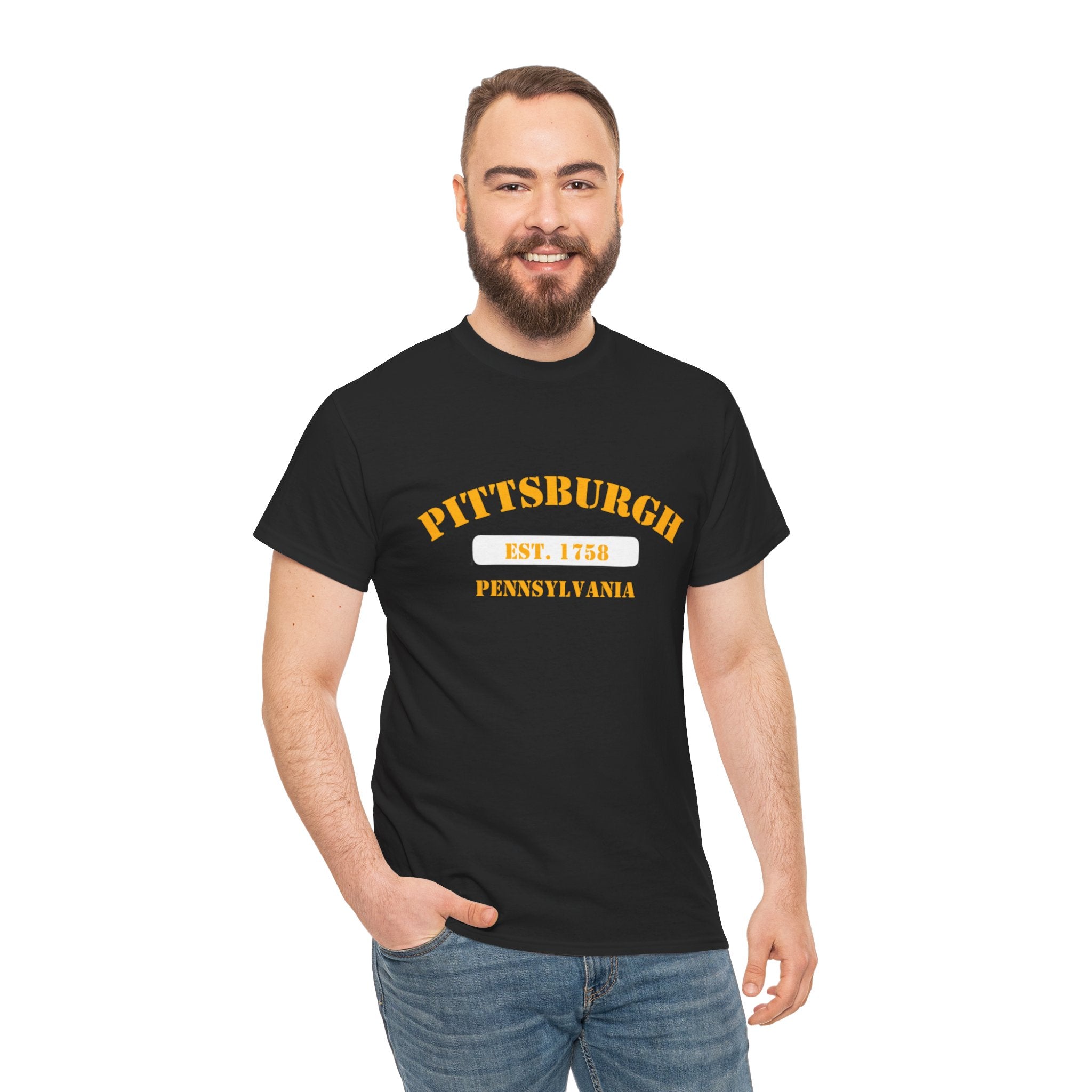Pittsburgh Established 1758 T-Shirt — Pennsylvania City Pride Tee