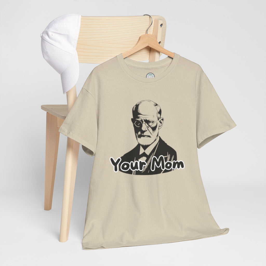 Graphic Tee – Vintage Freud ‘Your Mom’ Funny Psychoanalysis T-Shirt