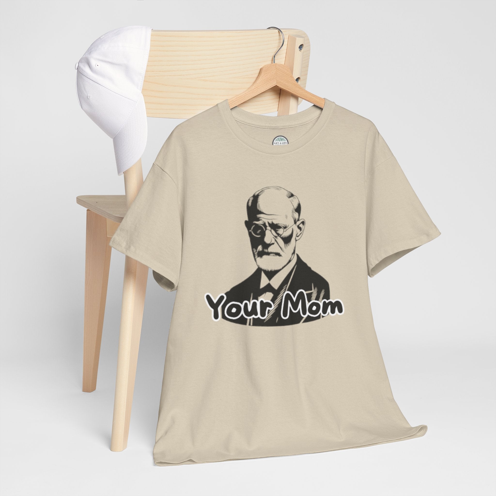 Graphic Tee – Vintage Freud ‘Your Mom’ Funny Psychoanalysis T-Shirt