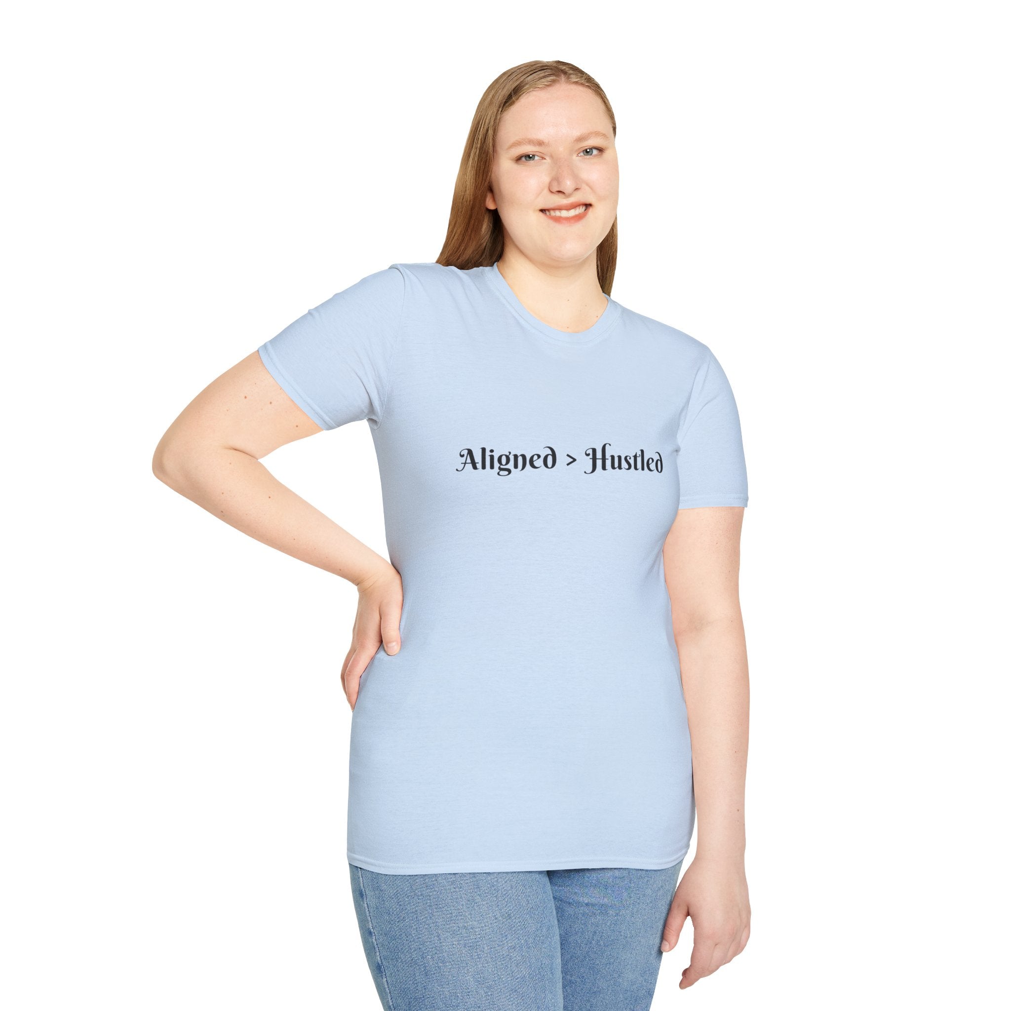 Aligned Hustle Unisex Softstyle T-Shirt