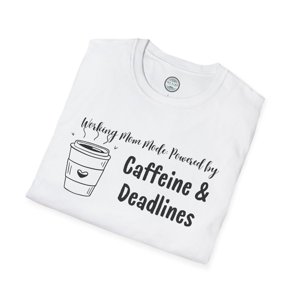 Caffeine & Deadlines tee Unisex Softstyle T-Shirt