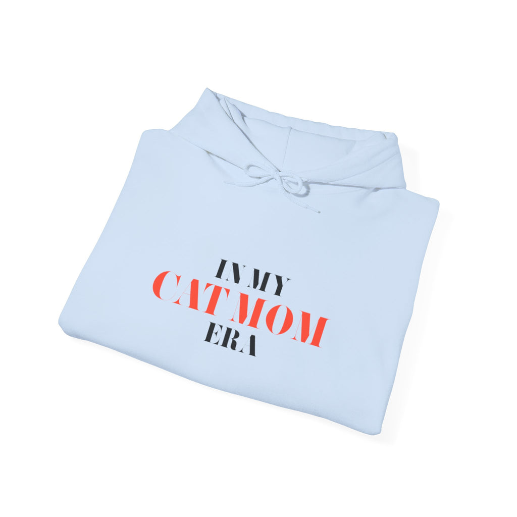 Cat Mom Hoodie — “In My Cat Mom Era” Graphic Pullover
