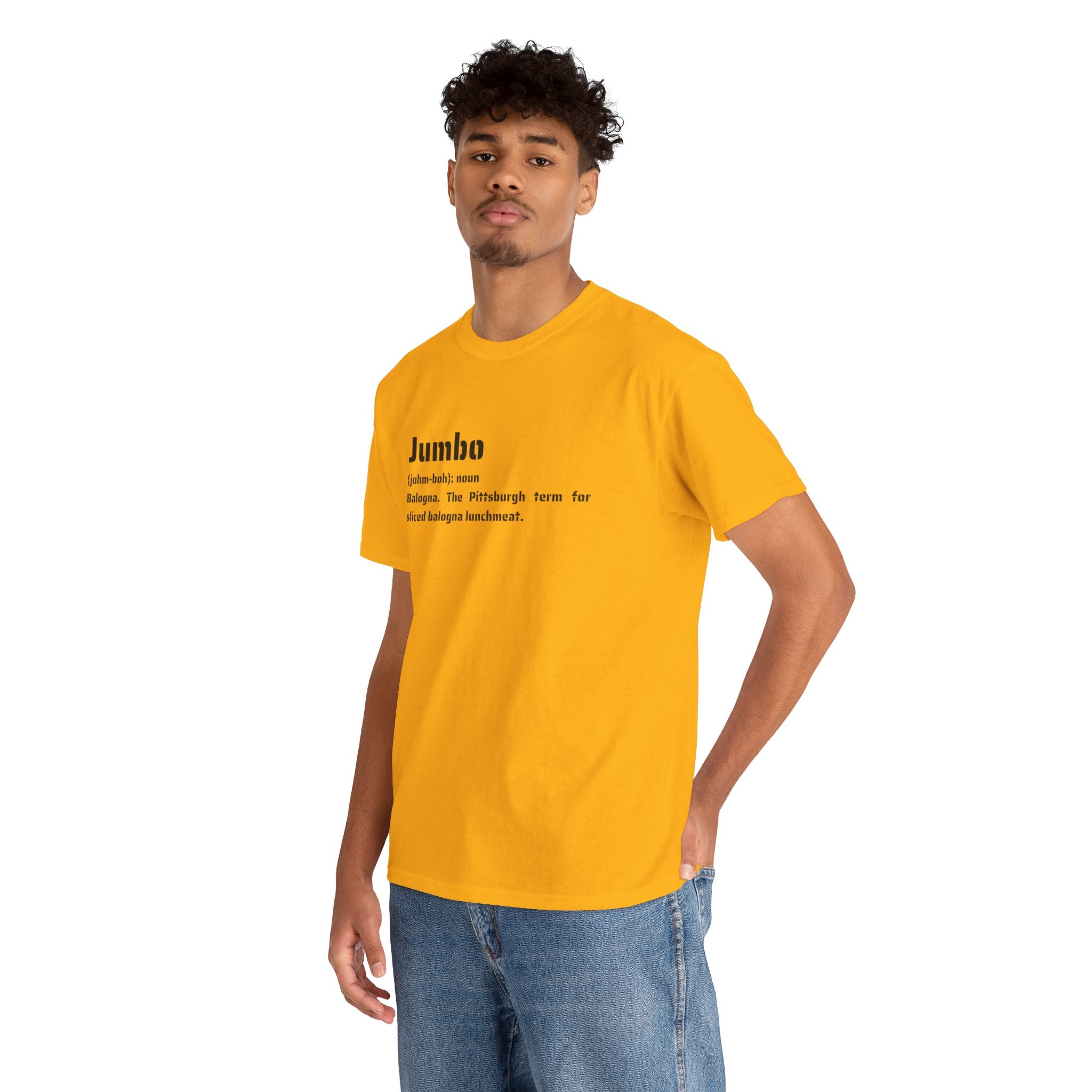 Jumbo Definition Tee — Pittsburgh Bologna Humor T‑Shirt
