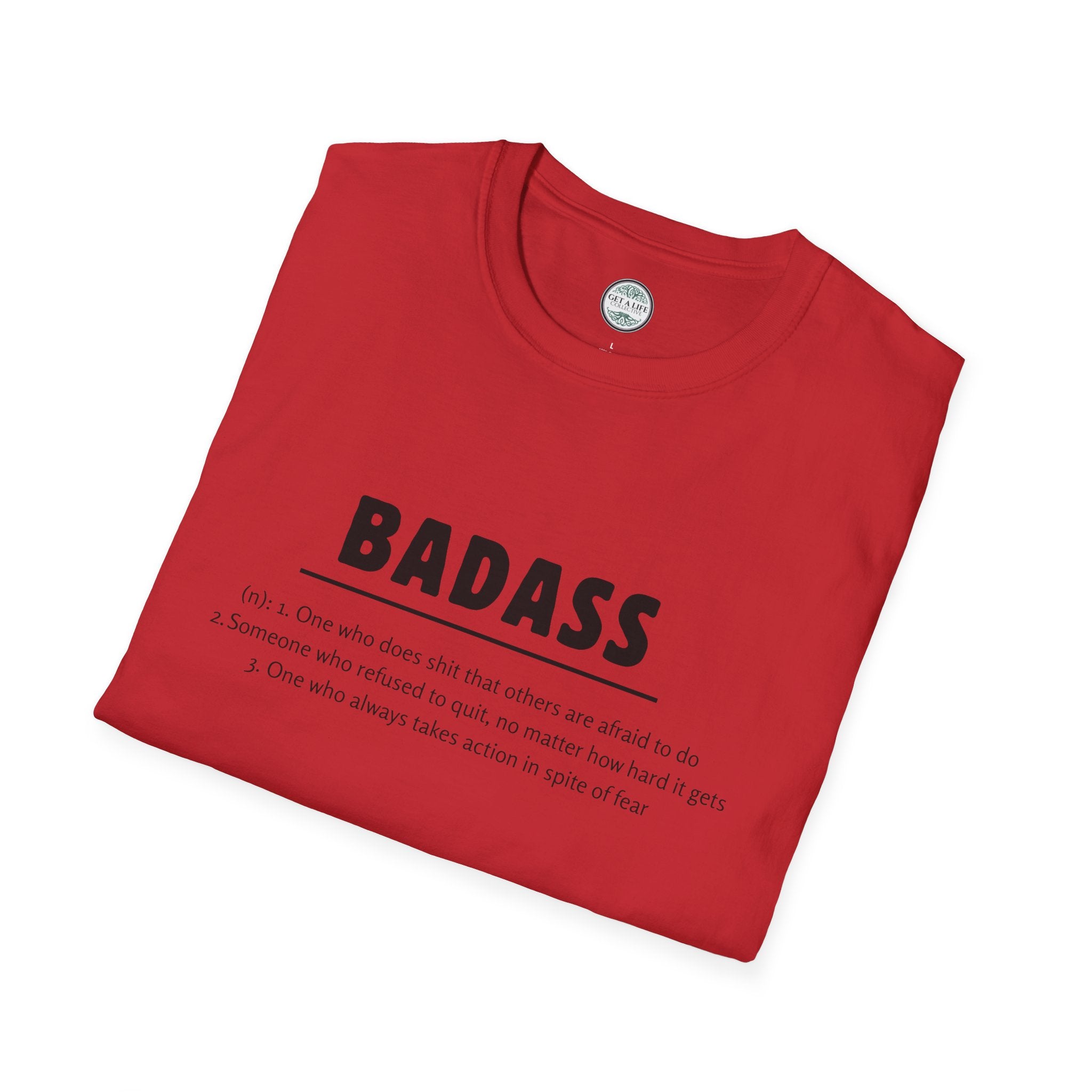Badass T-Shirt — Minimal Bold Typography Tee