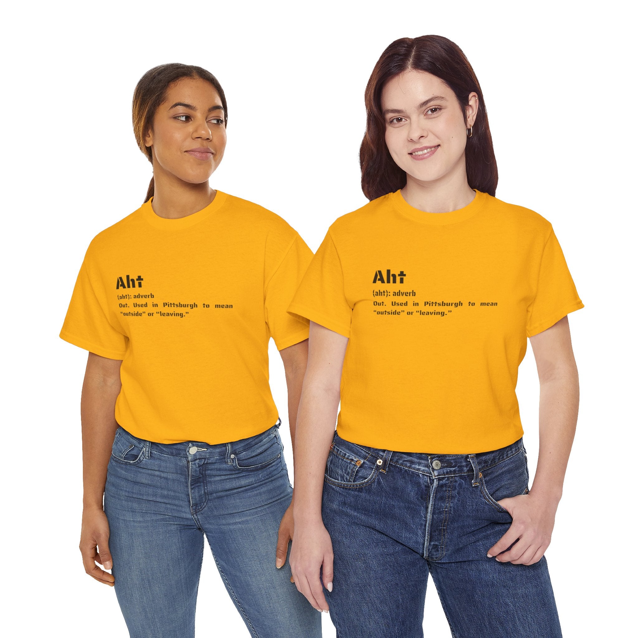 Aht Definition Tee — Pittsburgh Slang Dictionary Shirt