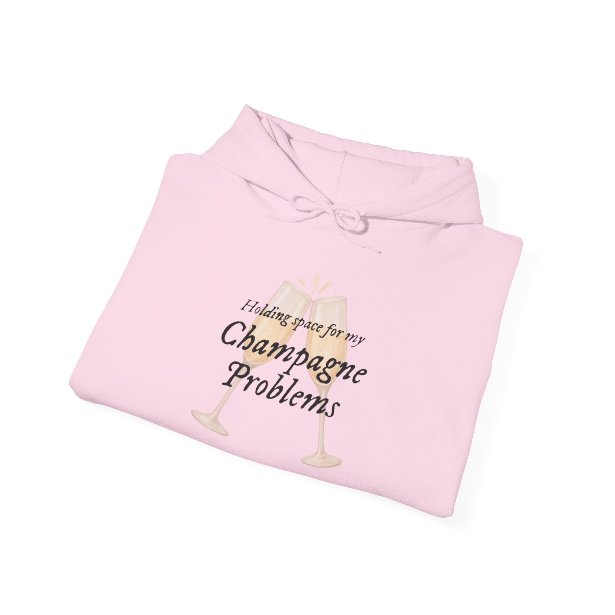 Champagne Problems Hoodie — Funny Champagne Glass Graphic Pullover