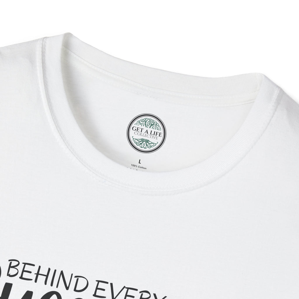 "Behind Every Successful Woman Is Herself" Inspirational Women's Tee tshirt