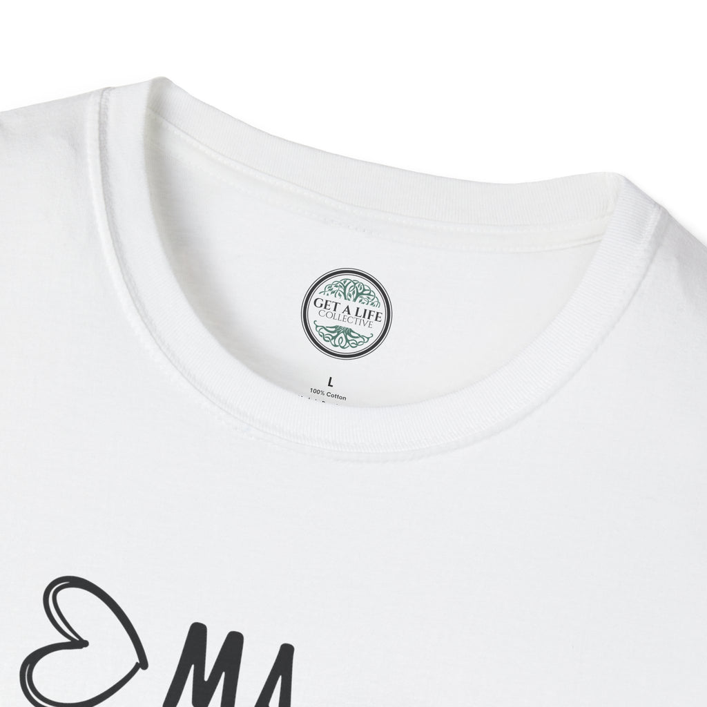 Mom Life T-Shirt — "Ma, Mama, Mommy, Mom, Bruh" Vertical Script Tee
