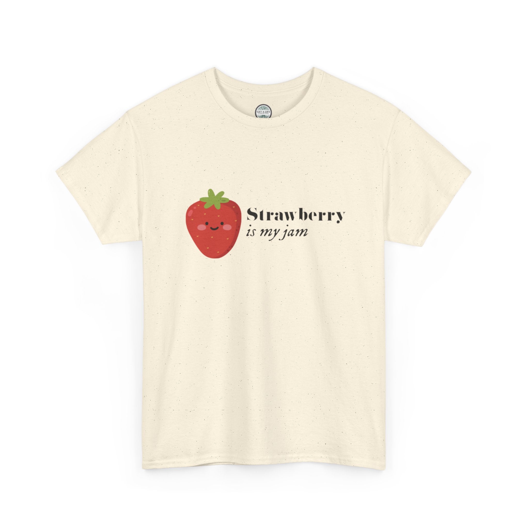 T-Shirt — “Strawberry is my jam” Cute Kawaii Strawberry Graphic Tee