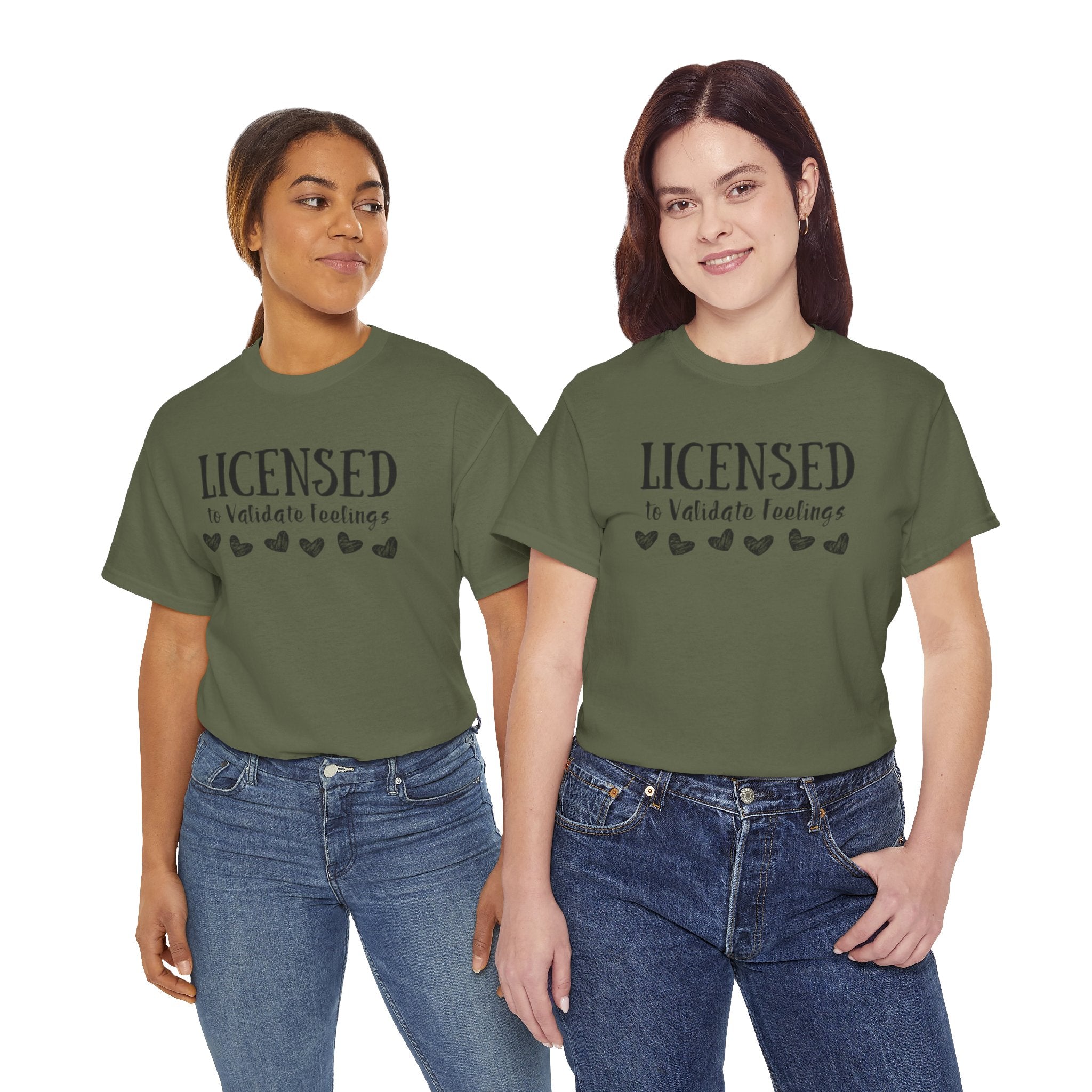Licensed to Validate Feelings Tee — Cute Self-Care Graphic T-Shirt