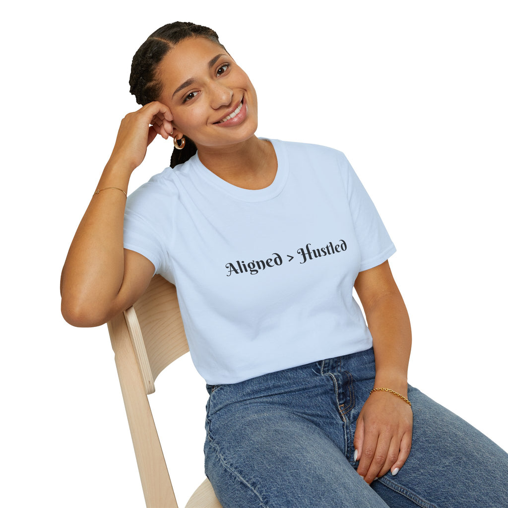 Aligned Hustle Unisex Softstyle T-Shirt