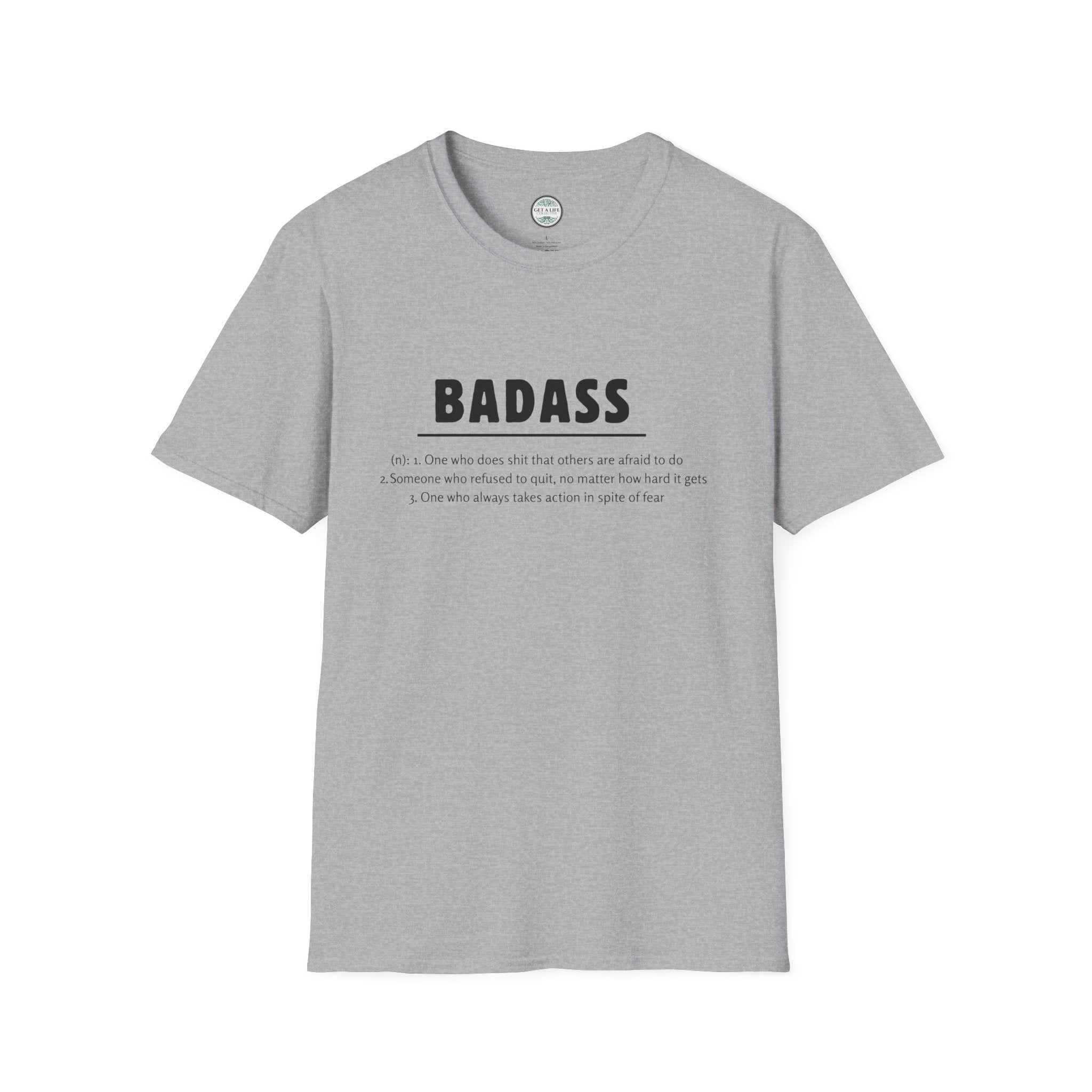 Badass T-Shirt — Minimal Bold Typography Tee