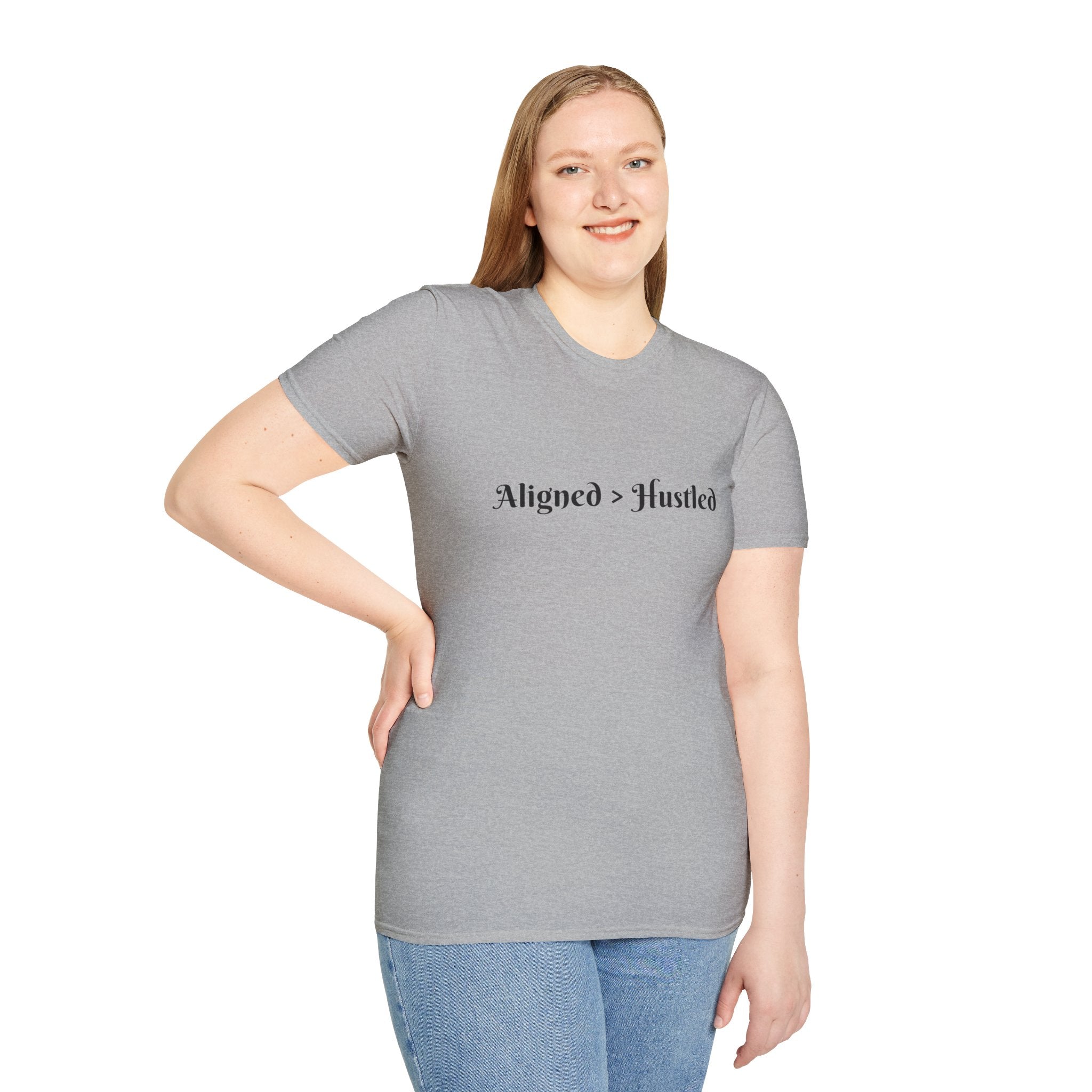 Aligned Hustle Unisex Softstyle T-Shirt