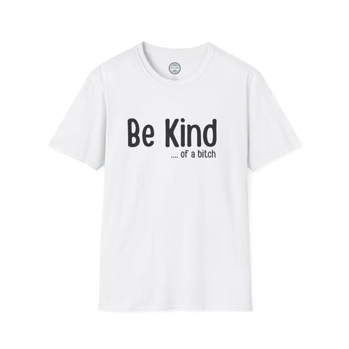 "Be Kind (of a bitch)" Funny Sarcastic Graphic Tee tshirt