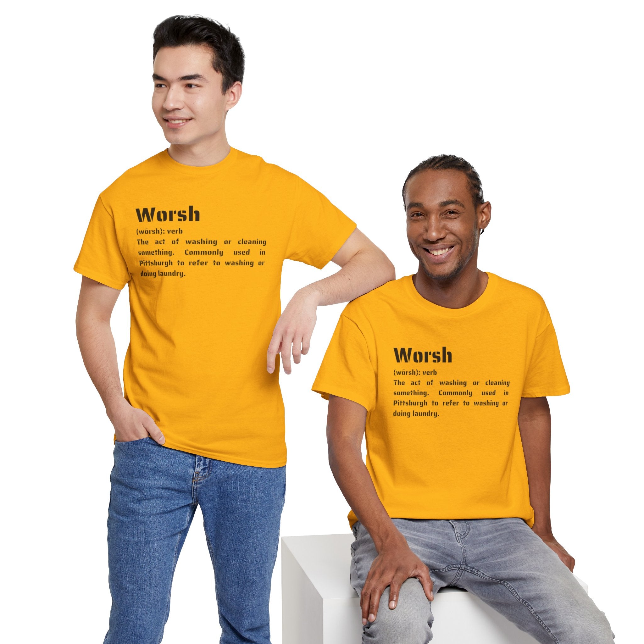Worsh Definition Tee — Funny Pittsburgh Laundry Word Shirt
