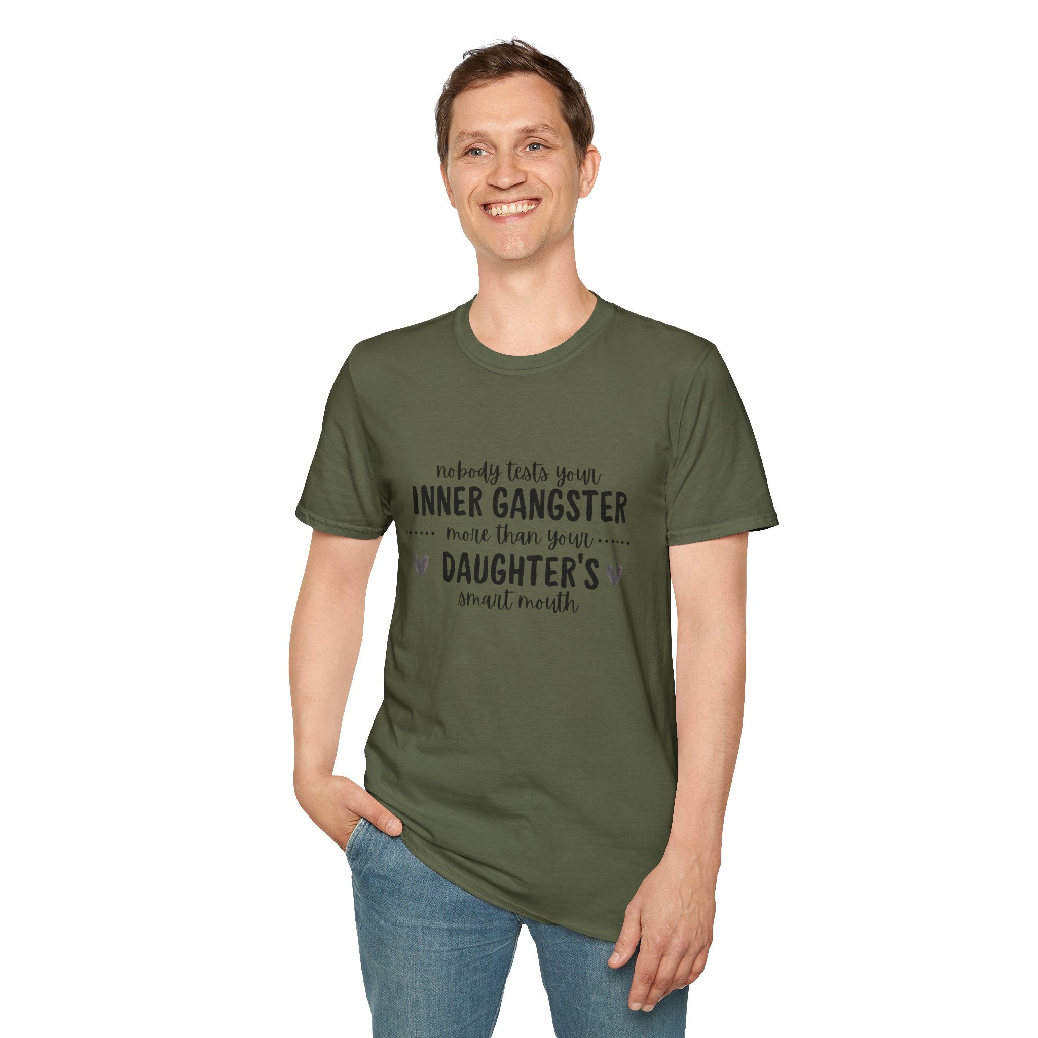 “Nobody Tests Your Inner Gangster More Than Your Daughter’s Annual Mouth” Funny Mom Tee tshirt
