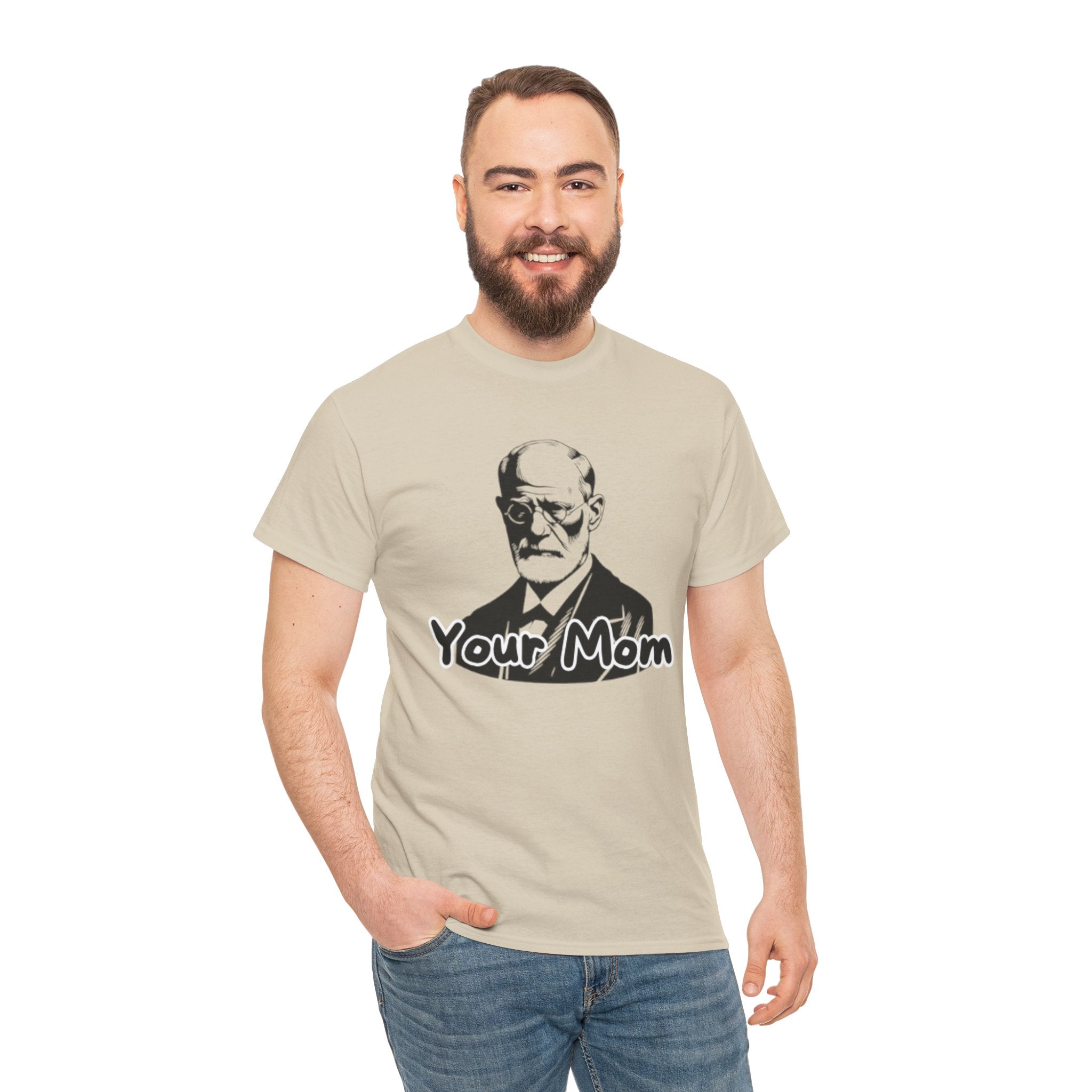 Graphic Tee – Vintage Freud ‘Your Mom’ Funny Psychoanalysis T-Shirt