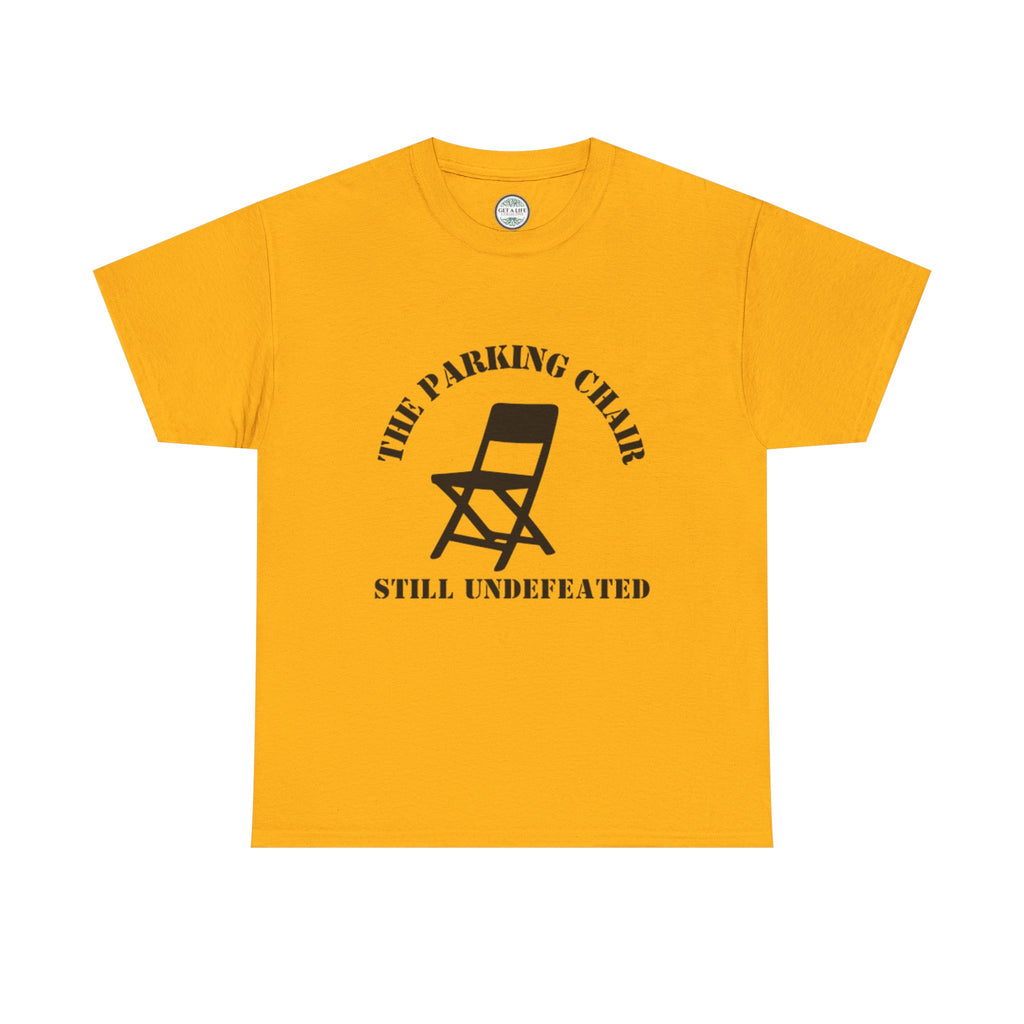 Pittsburgh Parking Chair T-Shirt — "The Parking Chair Still Undefeated" Graphic Tee