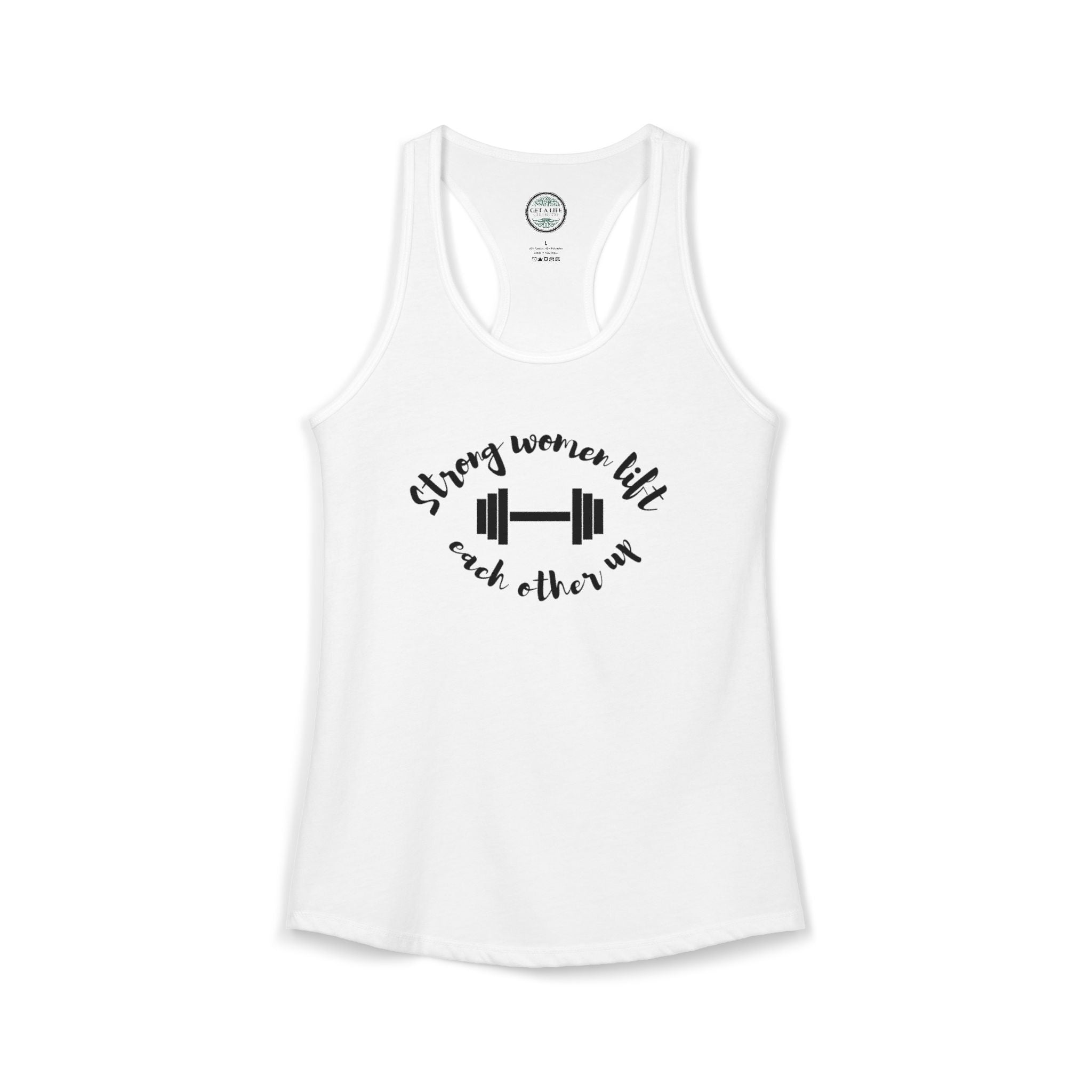 Strong Women Lift Each Other Up Women's Ideal Racerback Tank