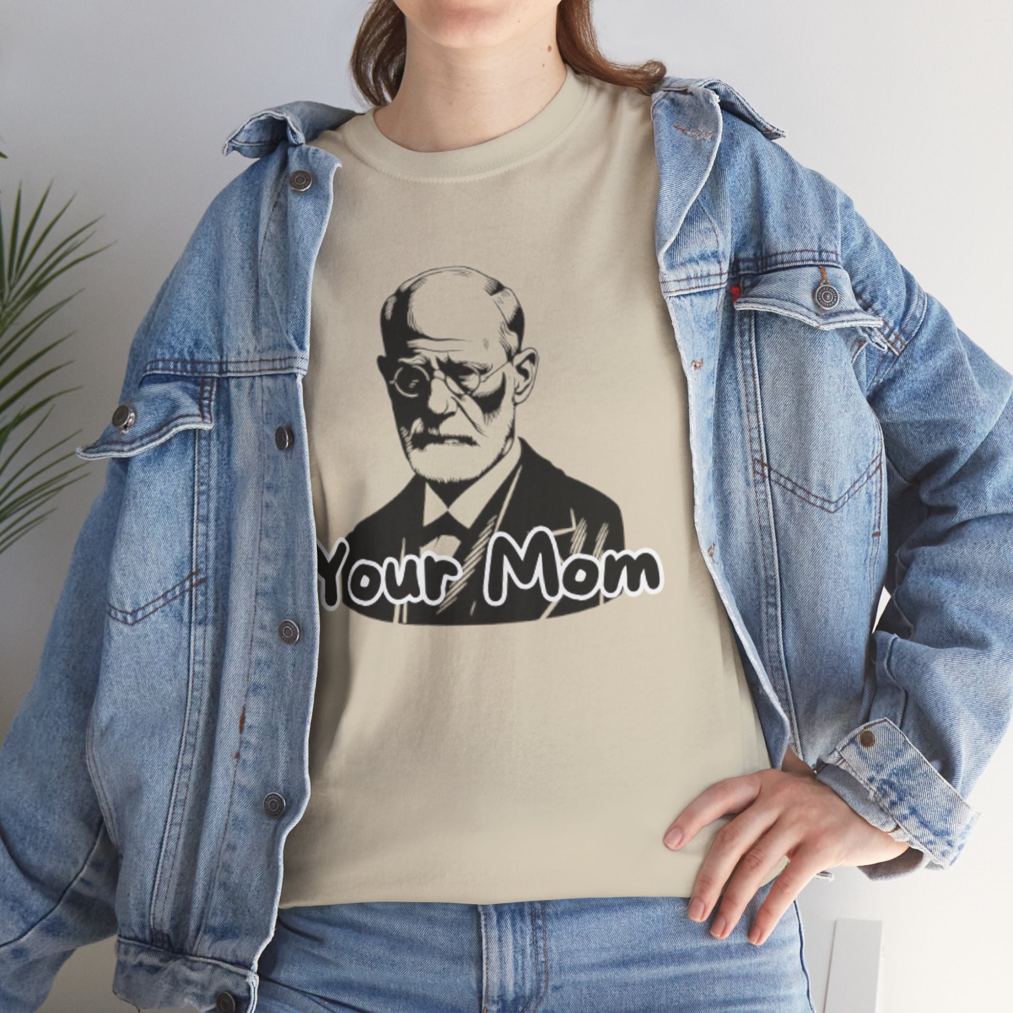 Graphic Tee – Vintage Freud ‘Your Mom’ Funny Psychoanalysis T-Shirt