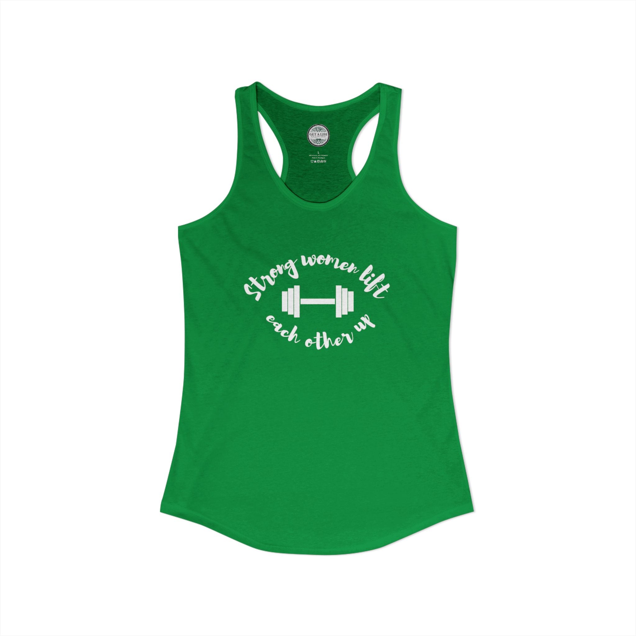 Strong Women Lift Each Other Up Women's Ideal Racerback Tank