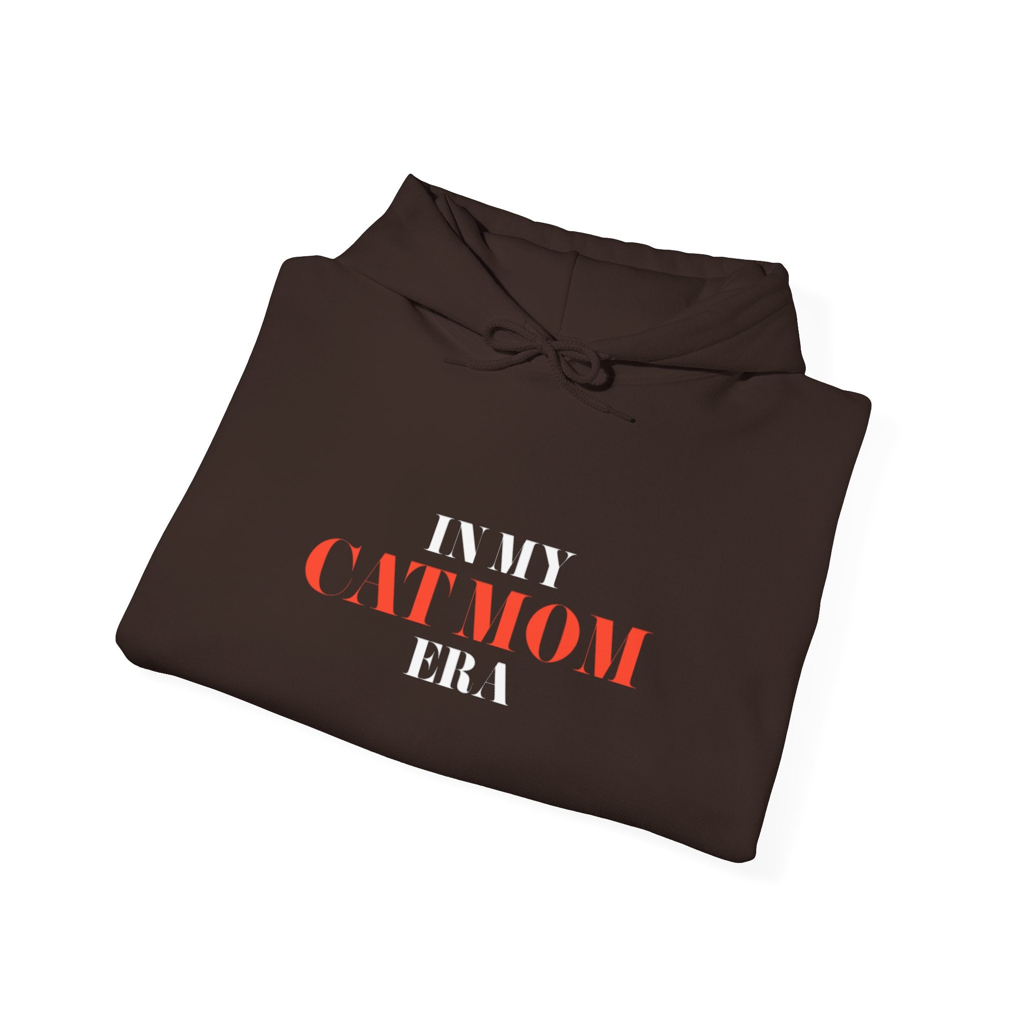 Cat Mom Hoodie — “In My Cat Mom Era” Graphic Pullover