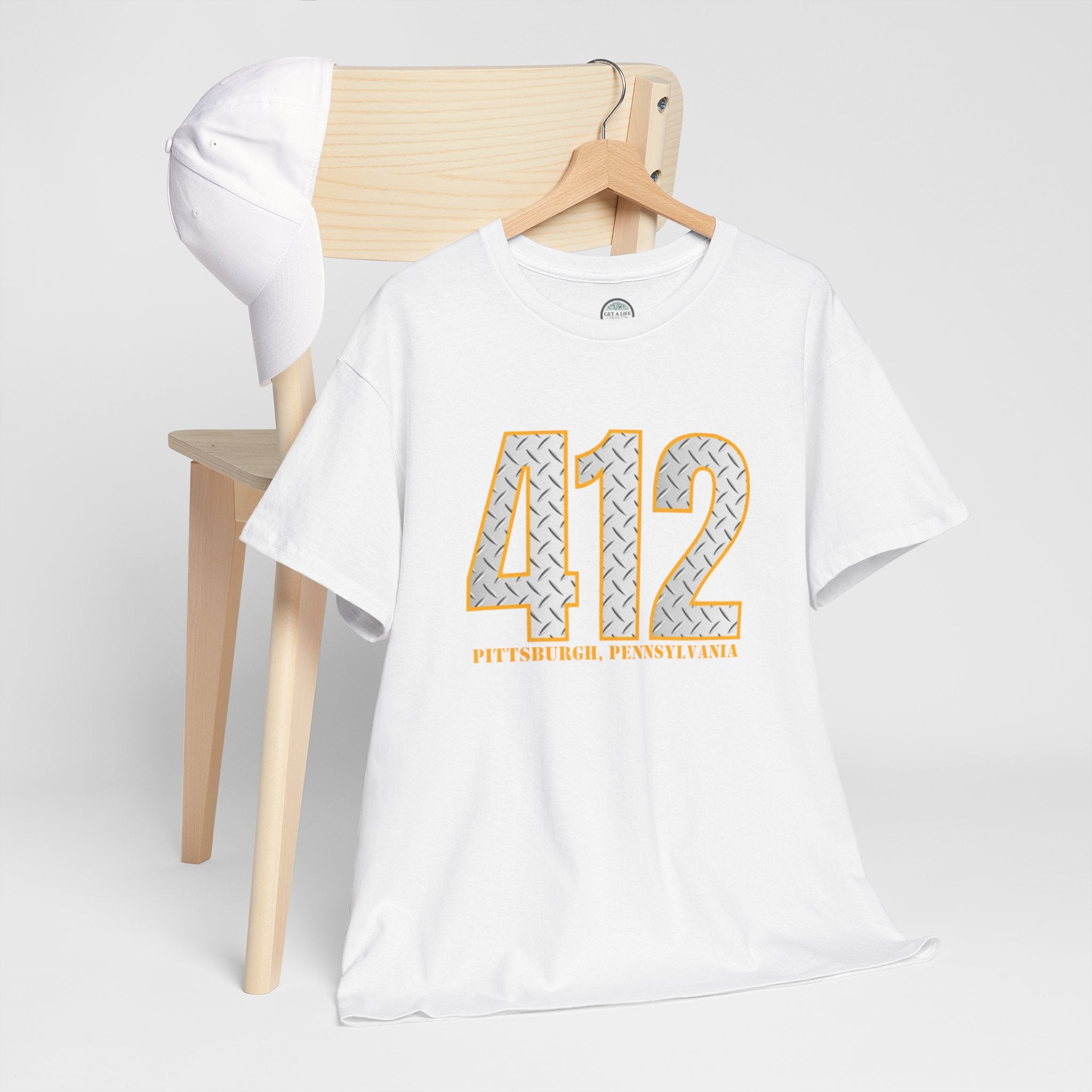 412 Hometown Number T-Shirt — Pittsburgh Area Code Pride Tee