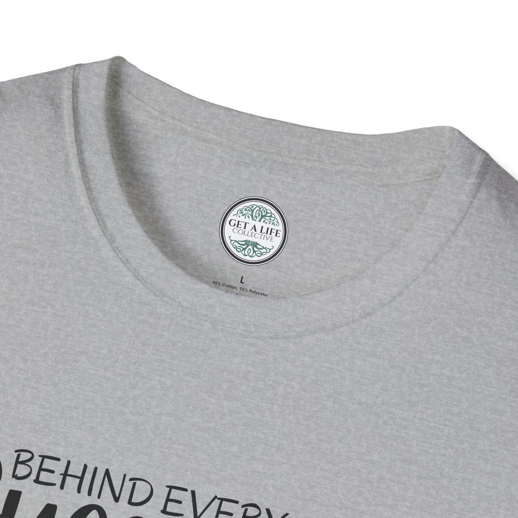 "Behind Every Successful Woman Is Herself" Inspirational Women's Tee tshirt