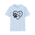 Cat Mom T-Shirt — Heart & Paw Graphic Tee for Cat Lovers