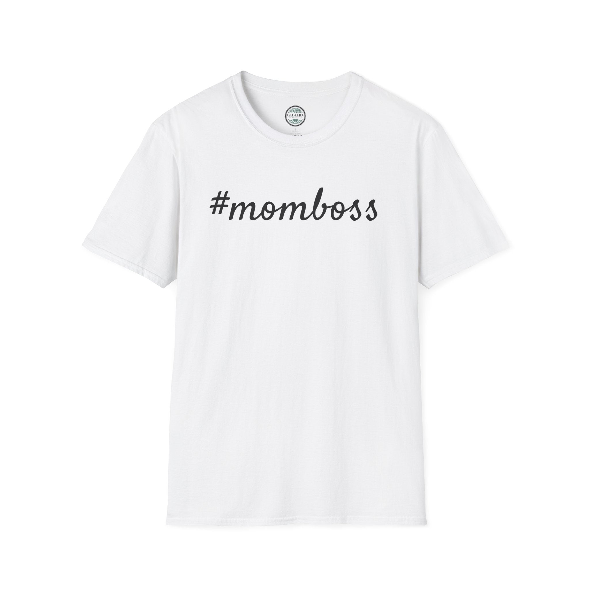 Mom Boss T-Shirt - #momboss Graphic Tee for Moms, Mother’s Day Gift