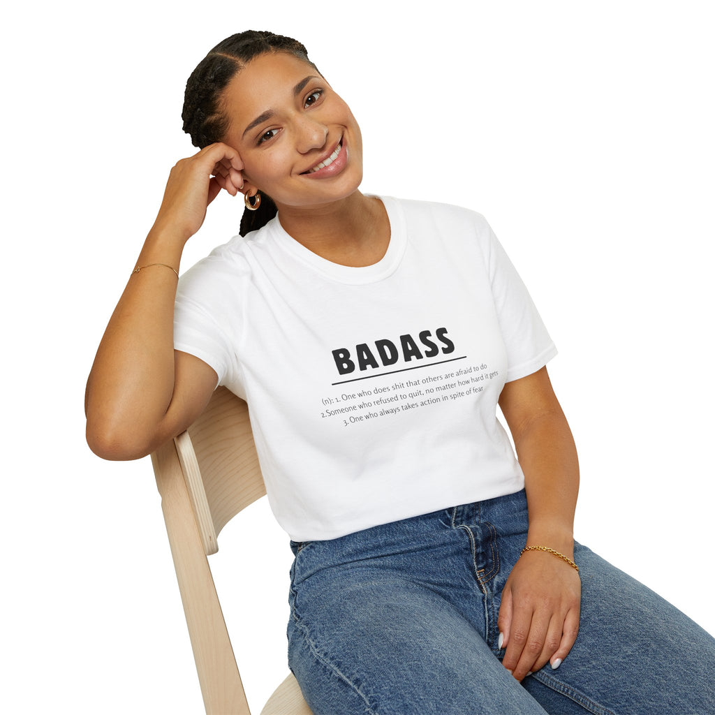 Badass T-Shirt — Minimal Bold Typography Tee