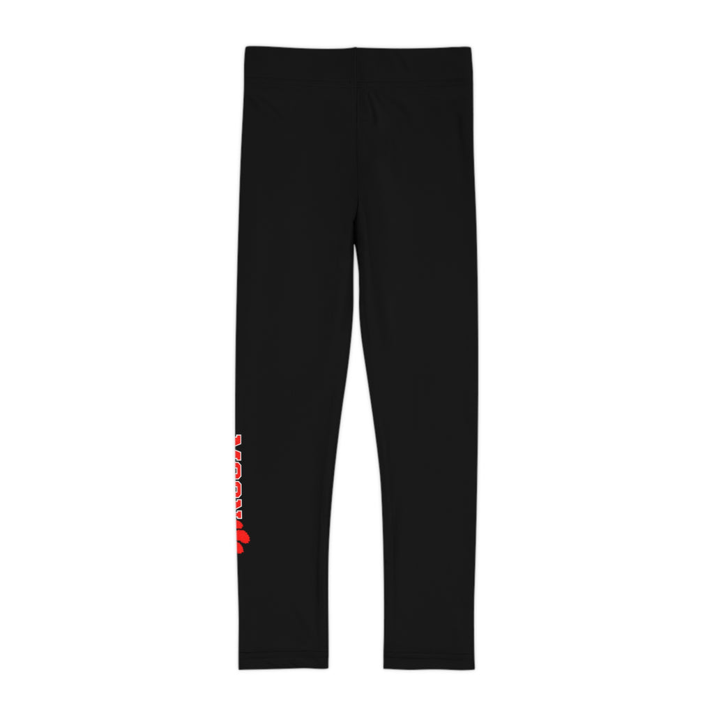 Kids Leggings —  Moon Tiger Paw Accent | Children's Everyday Activewear