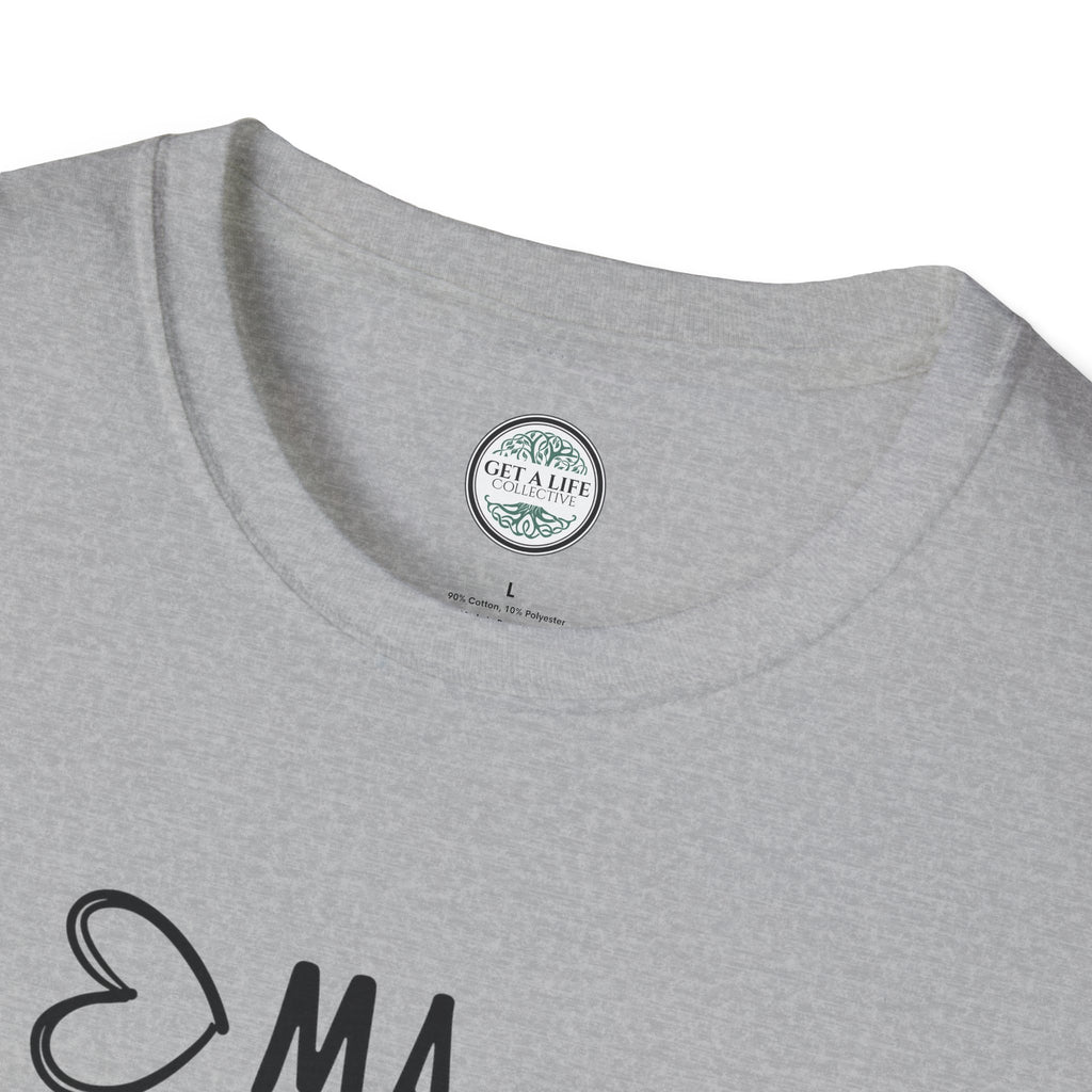 Mom Life T-Shirt — "Ma, Mama, Mommy, Mom, Bruh" Vertical Script Tee