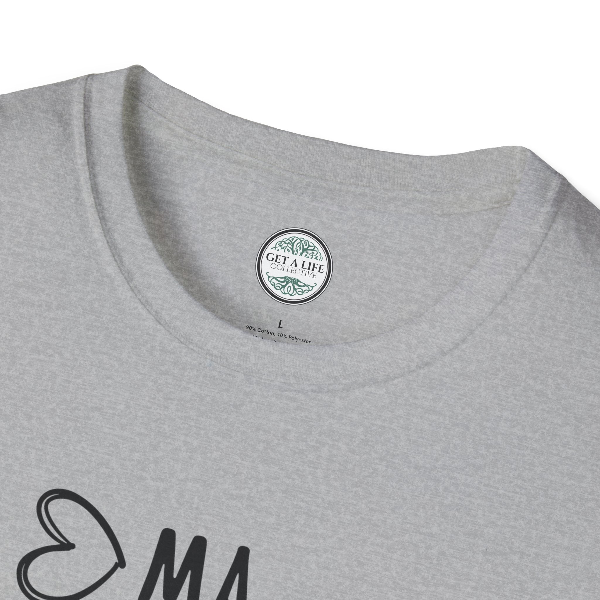 Mom Life T-Shirt — "Ma, Mama, Mommy, Mom, Bruh" Vertical Script Tee