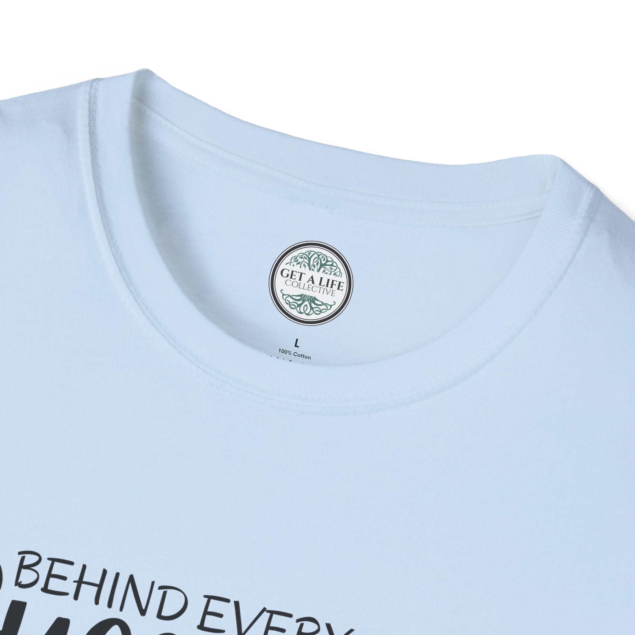 "Behind Every Successful Woman Is Herself" Inspirational Women's Tee tshirt