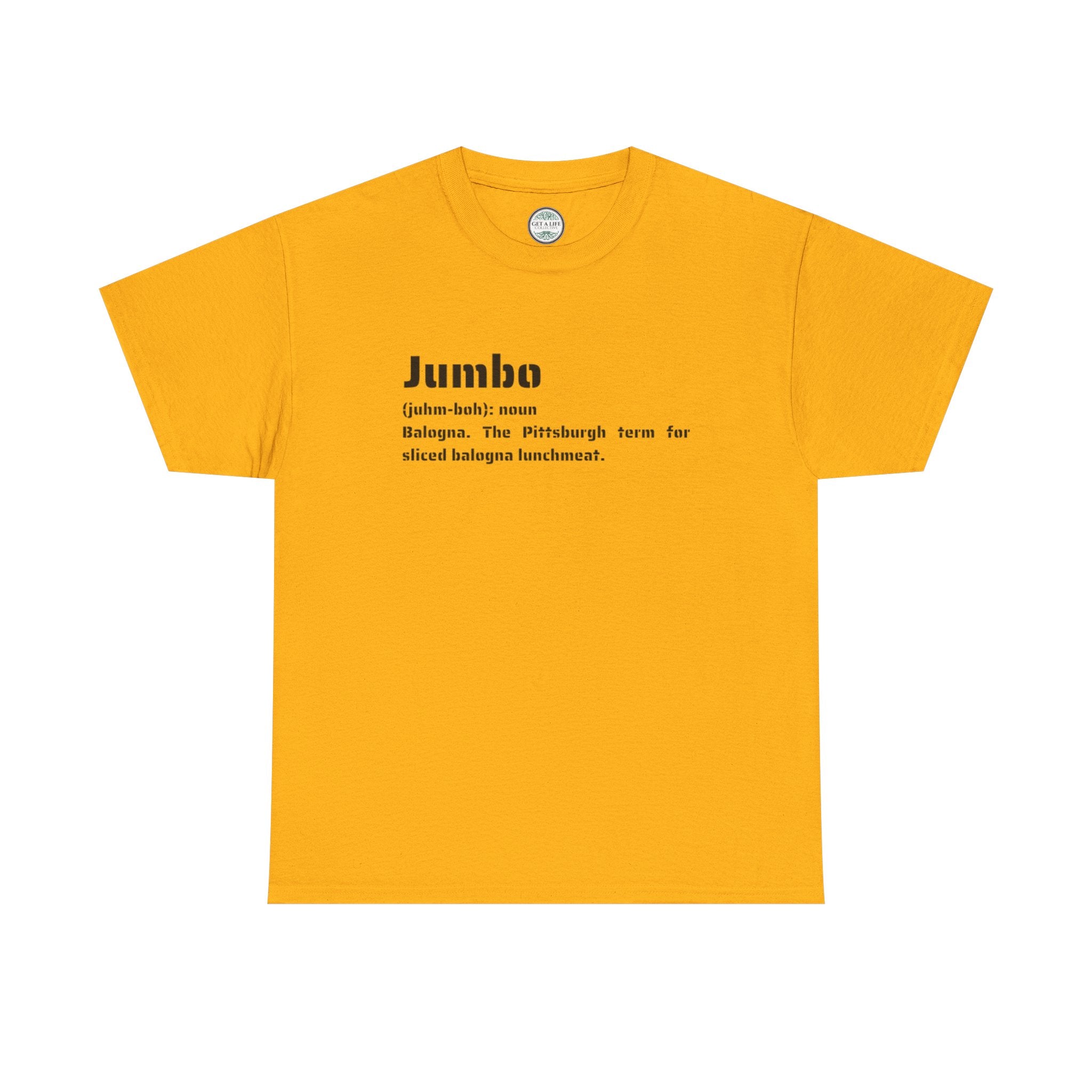 Jumbo Definition Tee — Pittsburgh Bologna Humor T‑Shirt