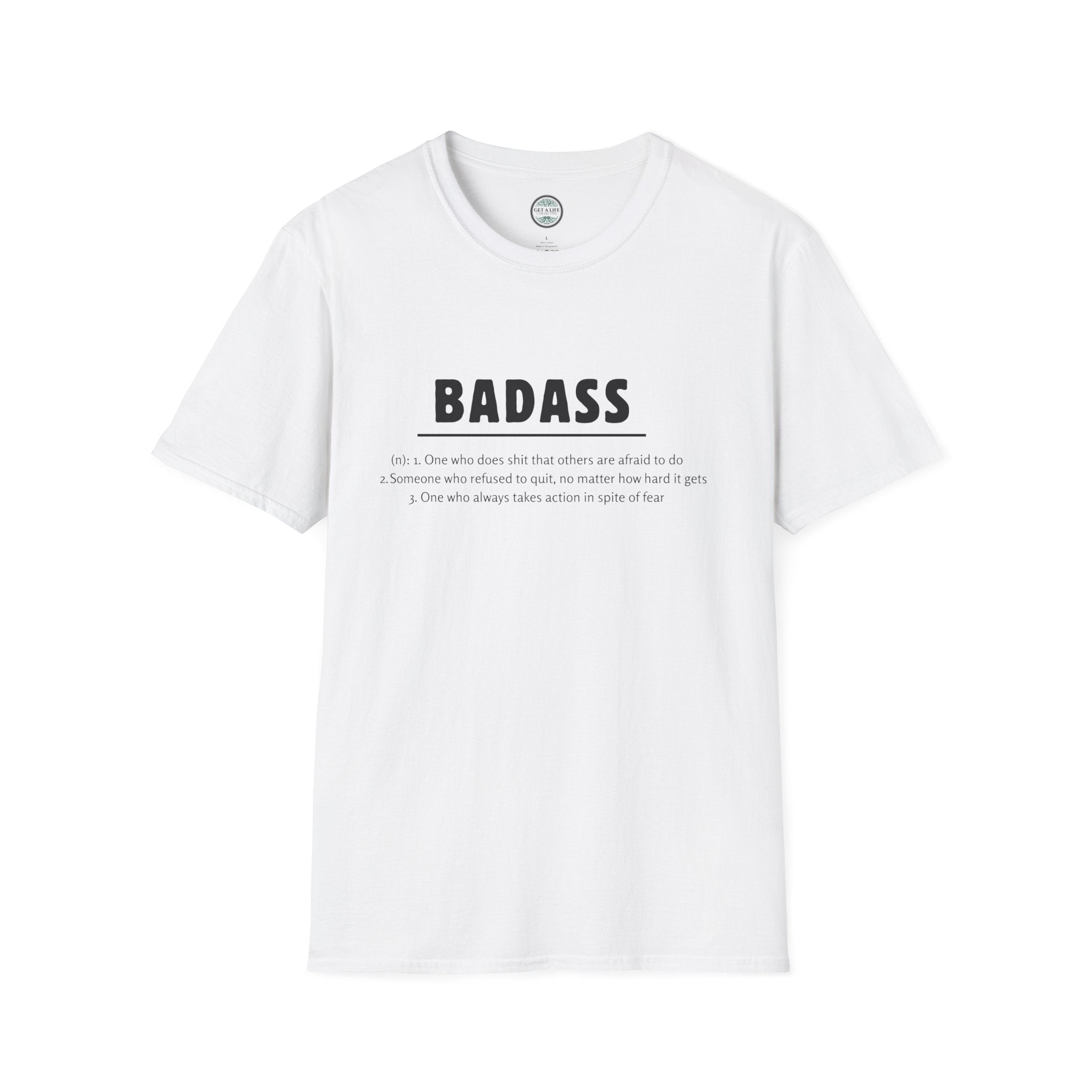Badass T-Shirt — Minimal Bold Typography Tee