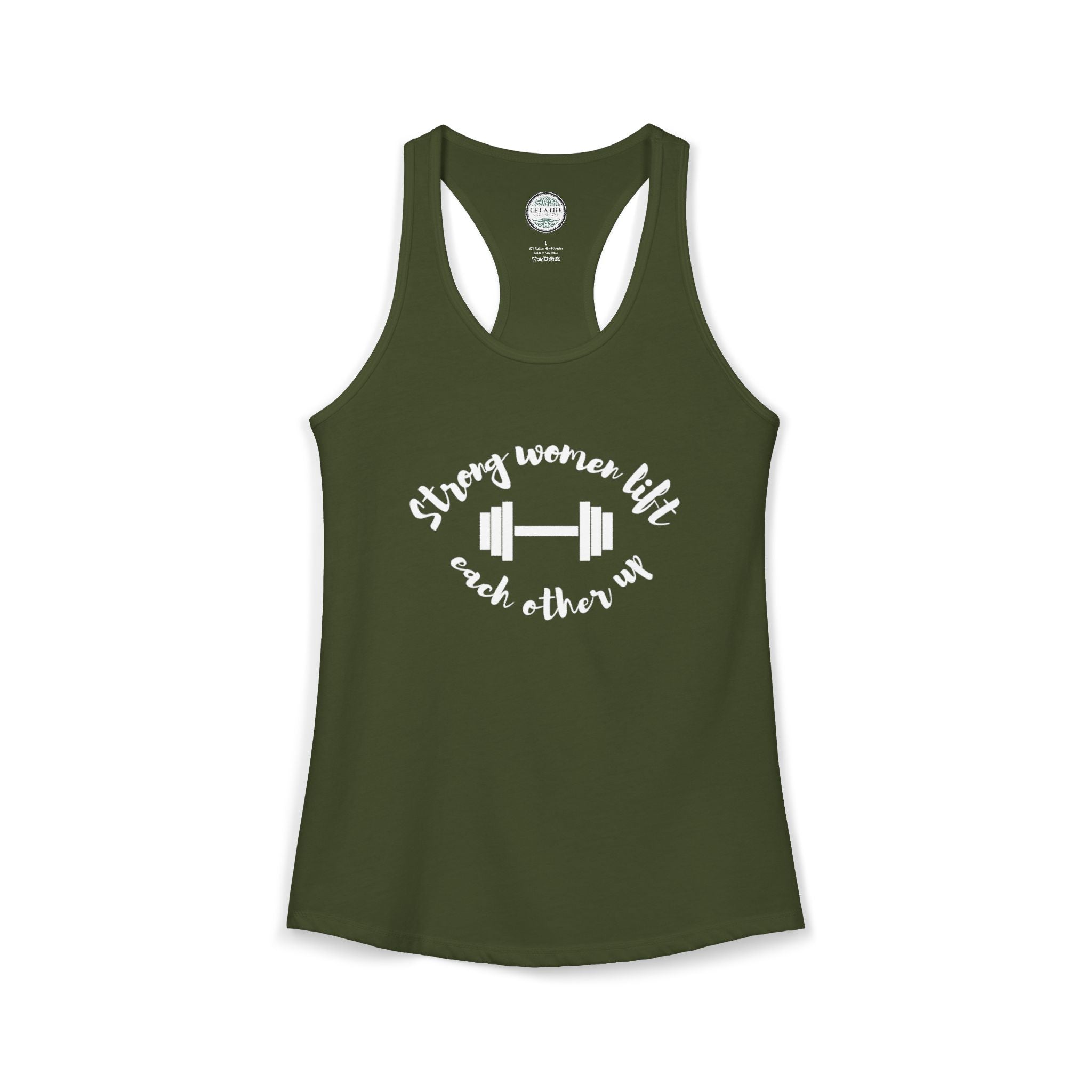 Strong Women Lift Each Other Up Women's Ideal Racerback Tank