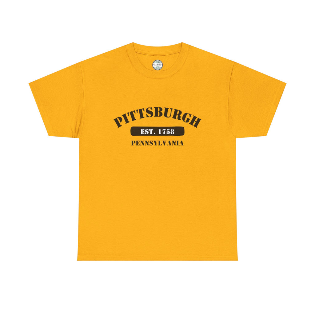 Pittsburgh Est. 1758 T-Shirt — Vintage Pennsylvania City Tee