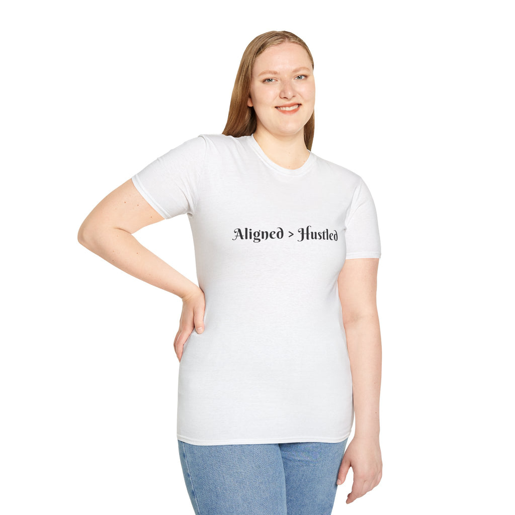 Aligned Hustle Unisex Softstyle T-Shirt