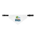 Clip-On Pet Bandana — "Life is a Beach" Tropical Dog Collar Accessory