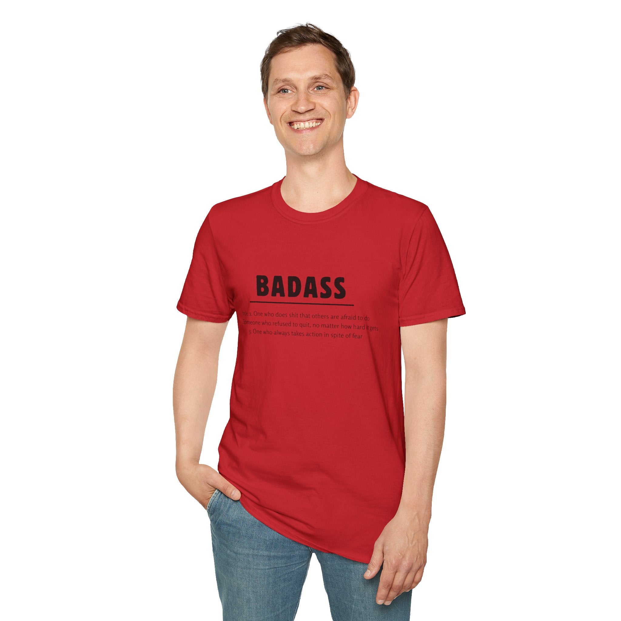 Badass T-Shirt — Minimal Bold Typography Tee
