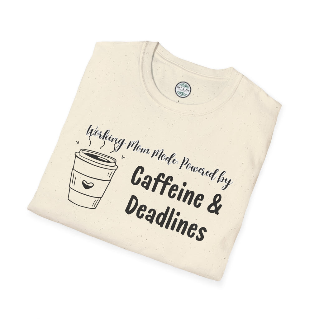 Caffeine & Deadlines tee Unisex Softstyle T-Shirt