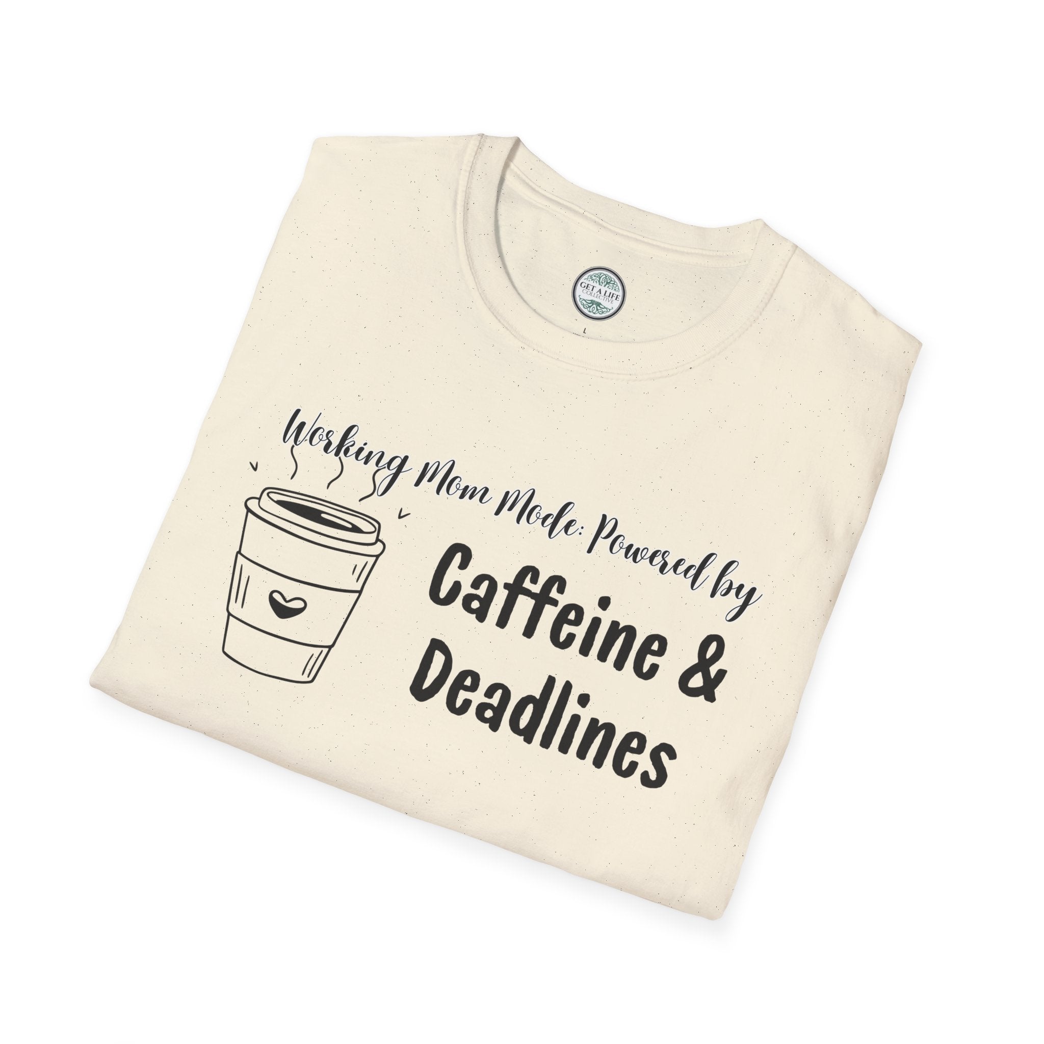 Caffeine & Deadlines tee Unisex Softstyle T-Shirt