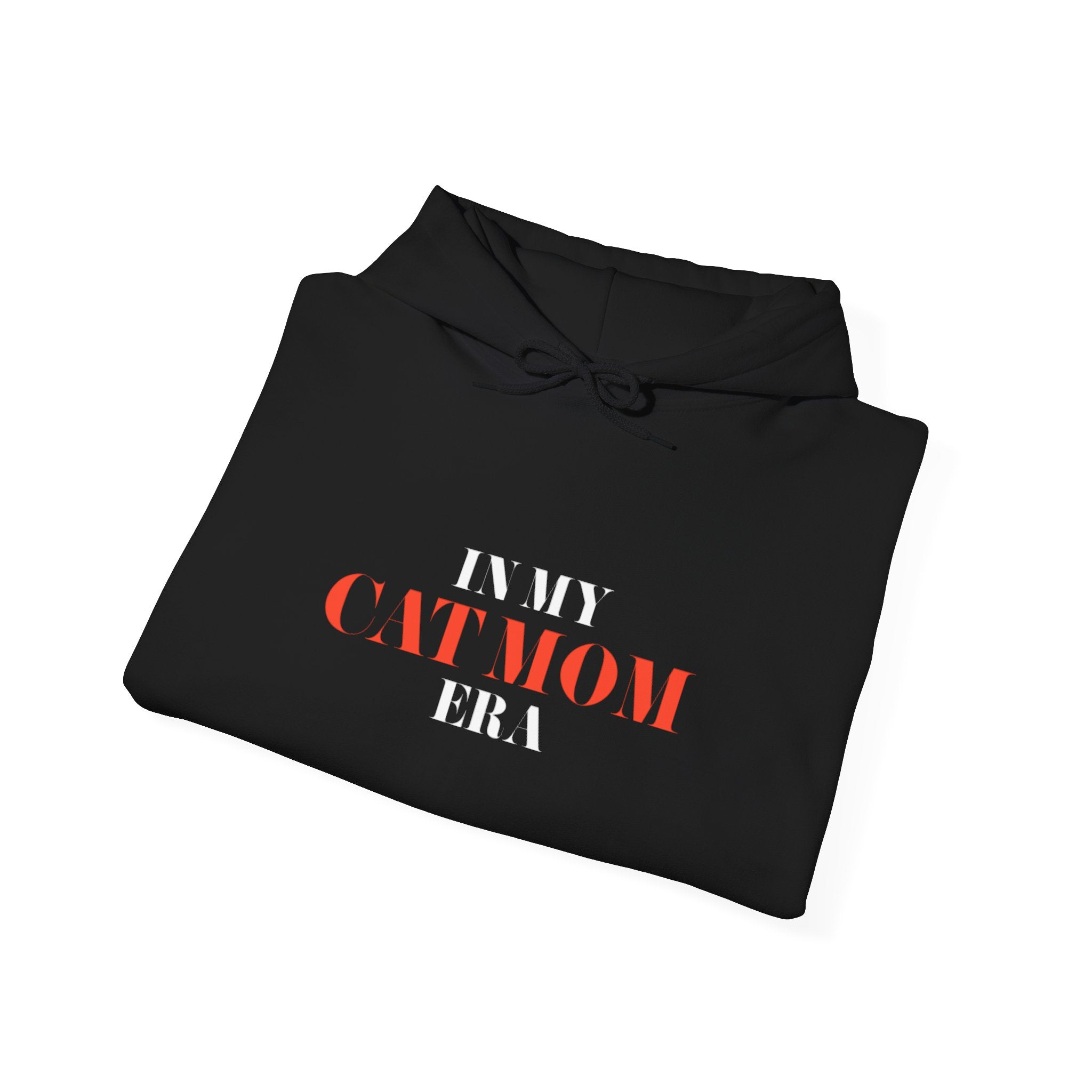 Cat Mom Hoodie — “In My Cat Mom Era” Graphic Pullover