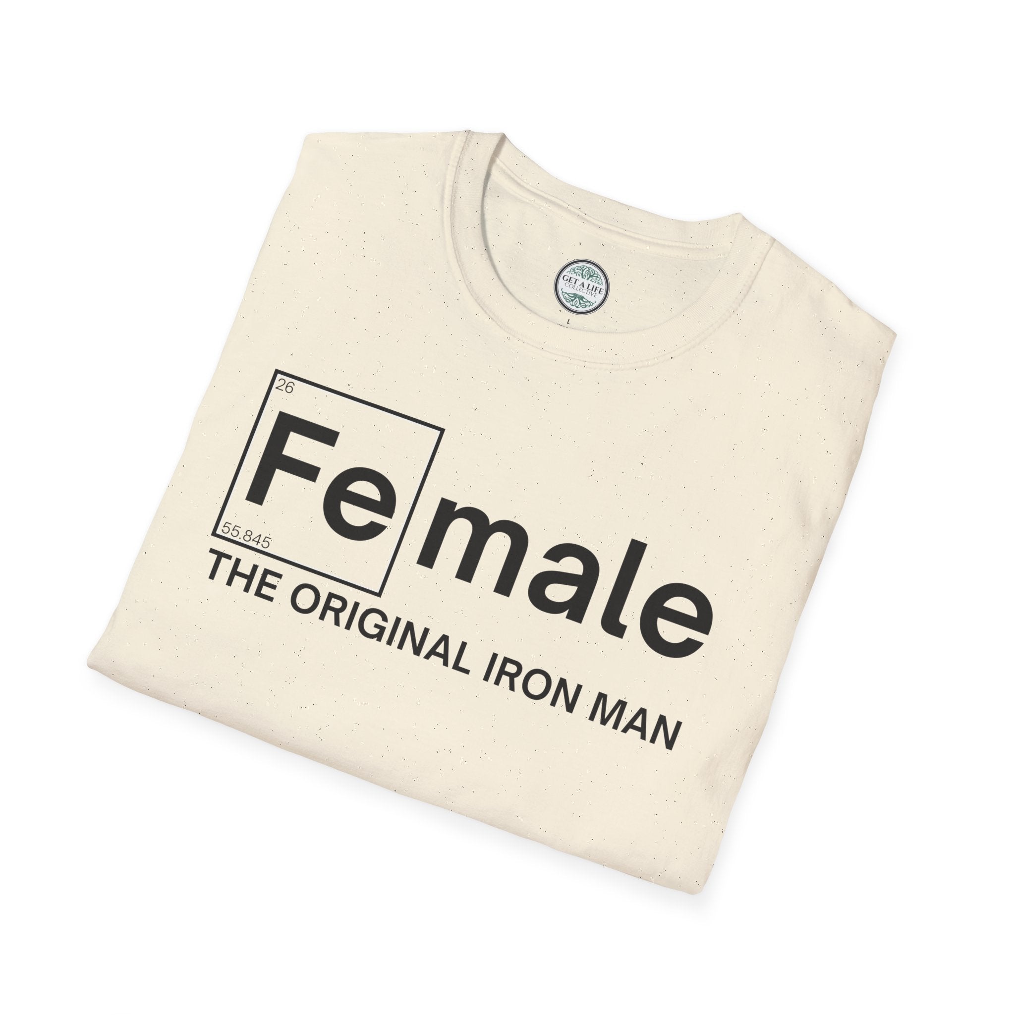 Female Iron Man Unisex Softstyle T-Shirt